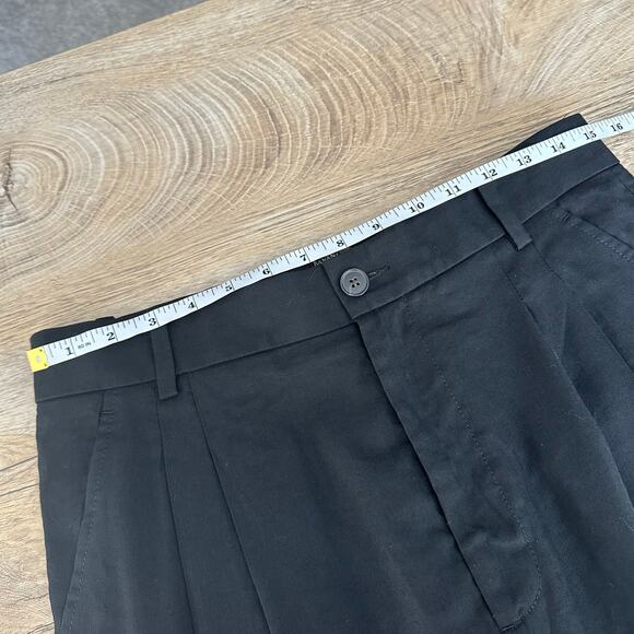 Banana Republic Lena Wide Leg Linen Blend Pant Black 8 629205 - Picture 10 of 12